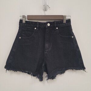 Abrand Jeans Womens A Venice Luna Cut Off Shorts Size 24 High Rise Grunge Edgy